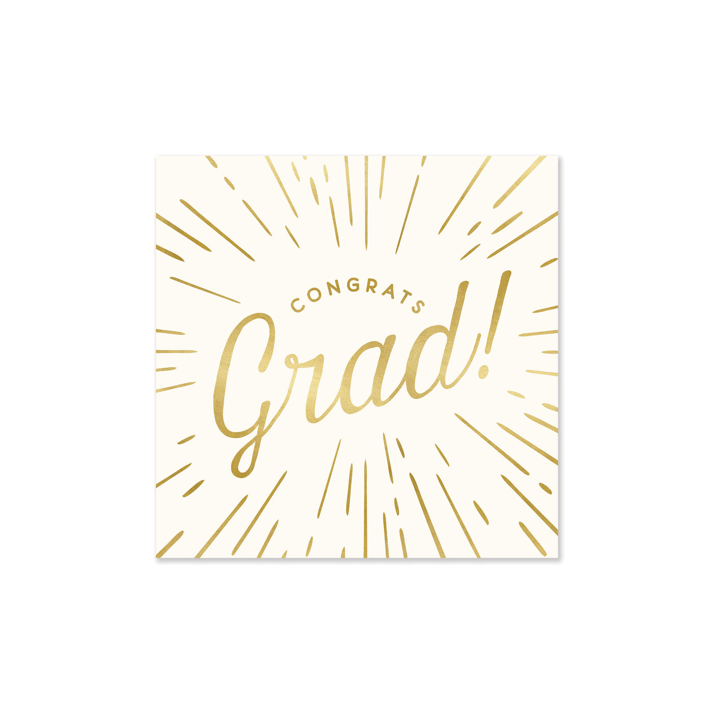 PLNP1098 - Foiled Congrats Grad Cocktail Napkin