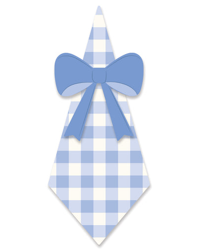 PLNP871 - Gingham Guest Napkin and Ring Set