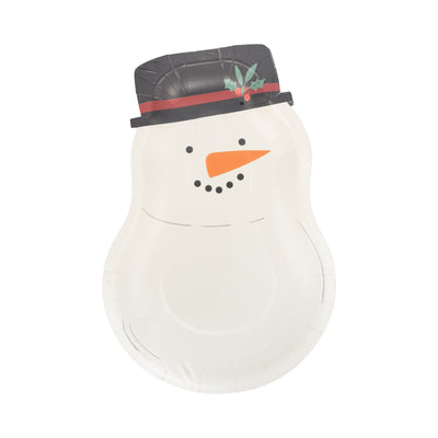 PLPL1728 - Snowman Paper Plate