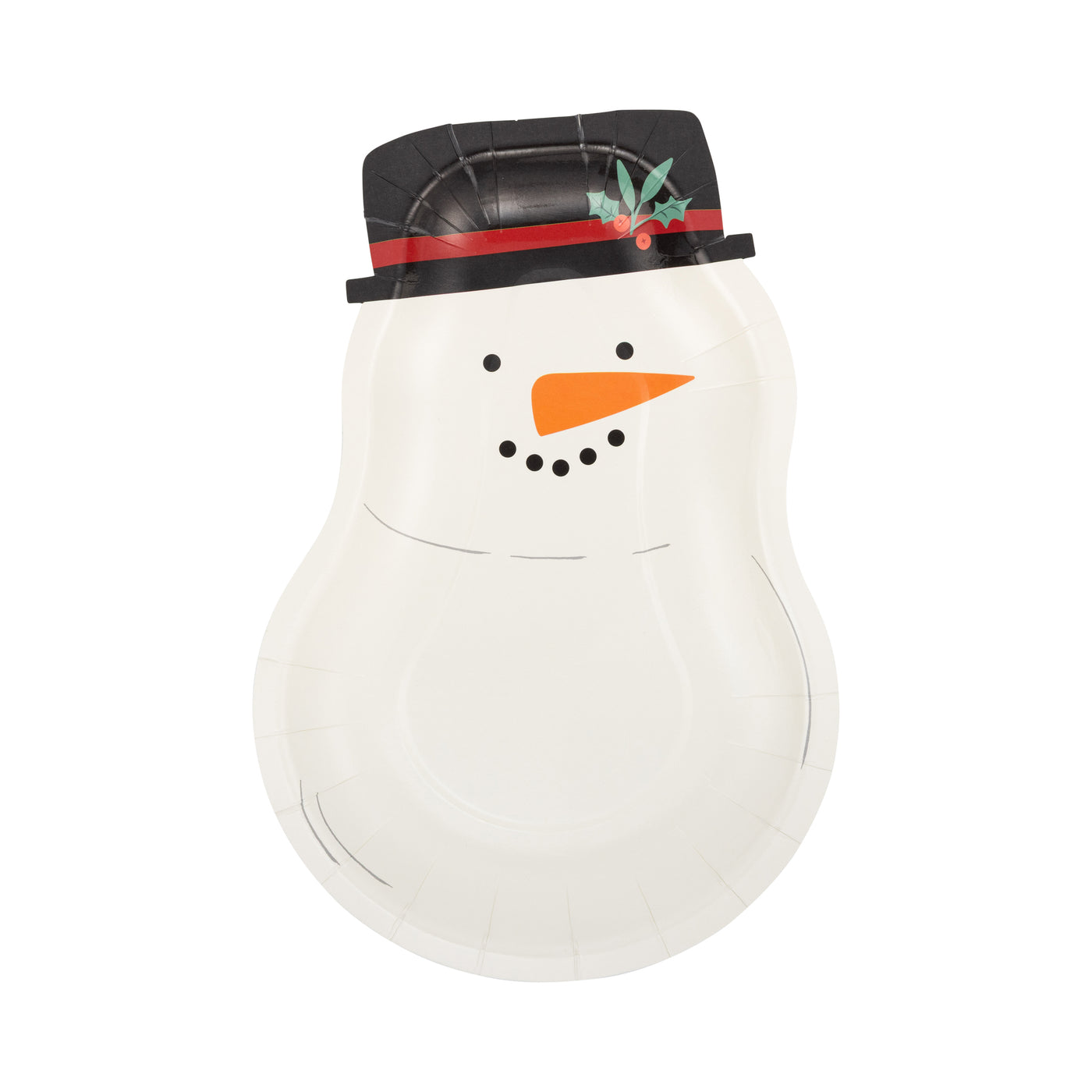 PLPL1728 - Snowman Paper Plate
