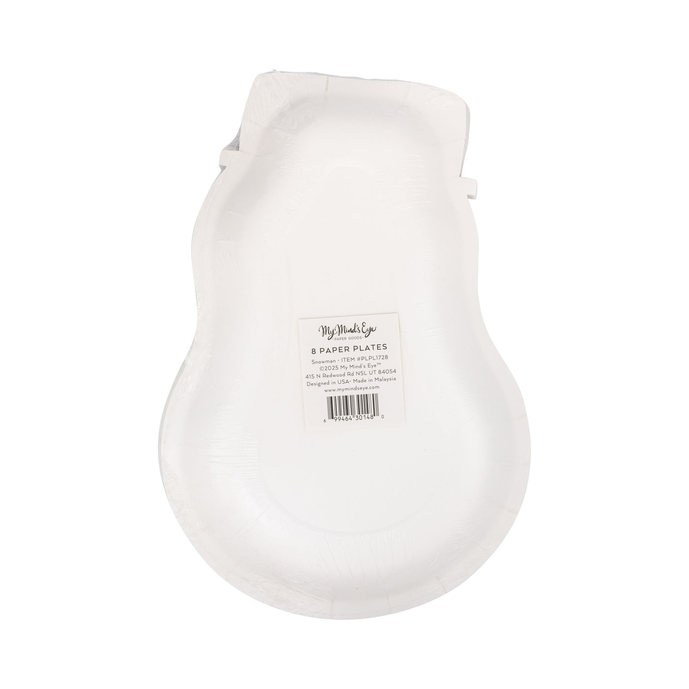 PLPL1728 - Snowman Paper Plate