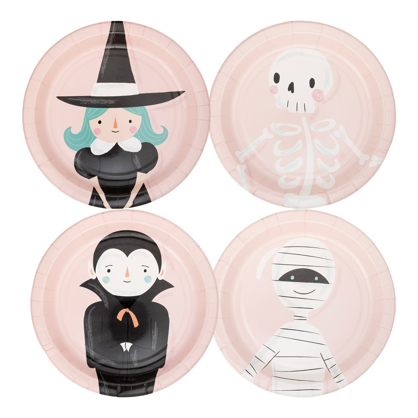 PLPL475 - Pink Monster Plate Set