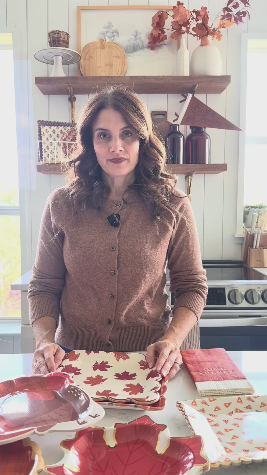 GVT1239 - Give Thanks Plaid Dinner Napkin