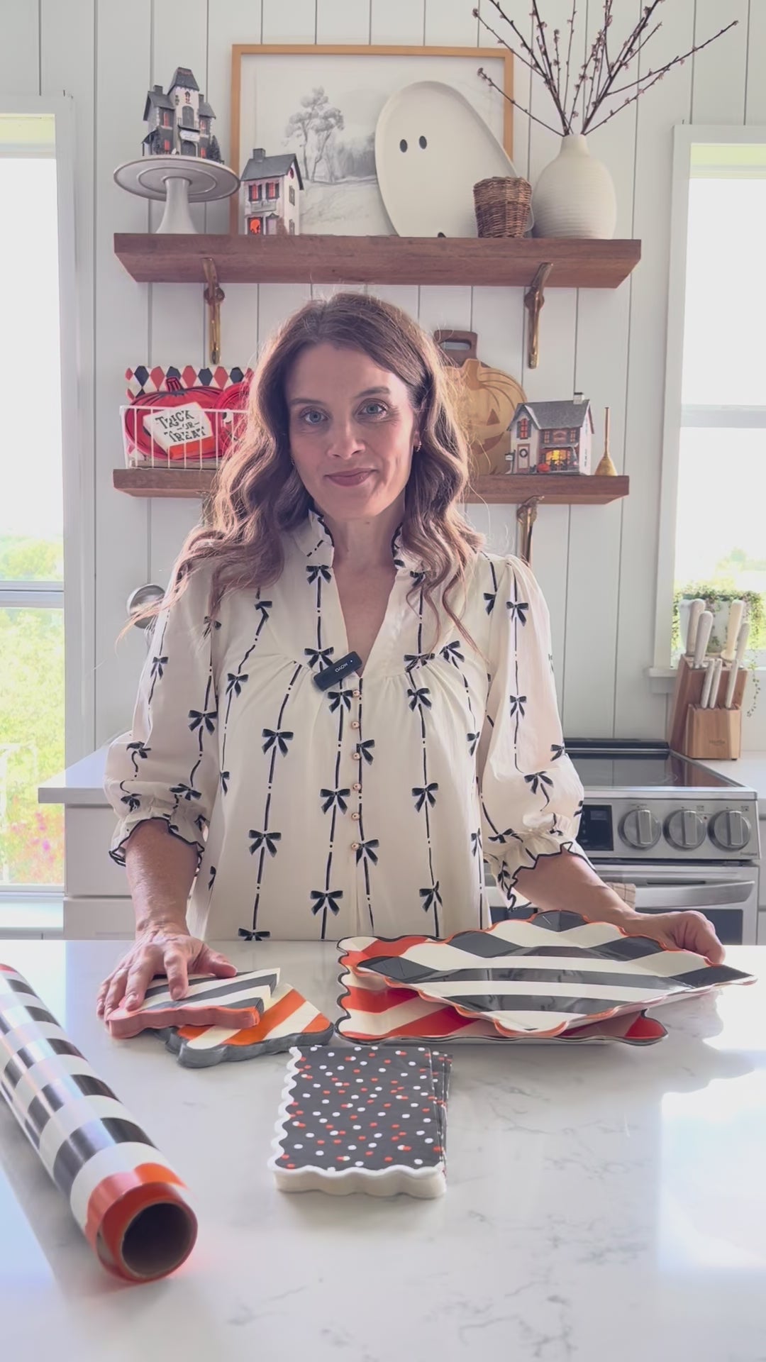 HPH1239 - Striped Cocktail Napkin Set