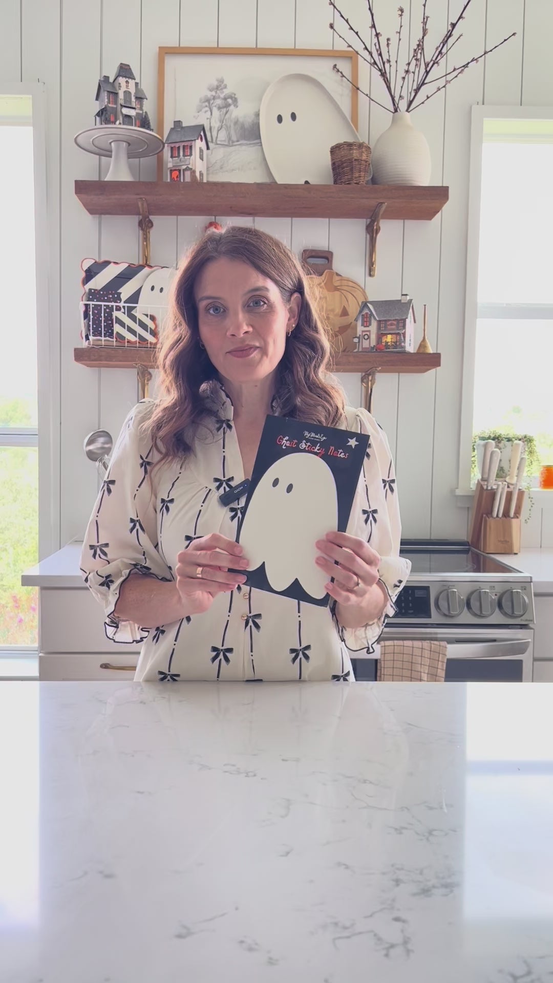 HEY1208 - Ghost Shaped Jumbo Sticky Notes