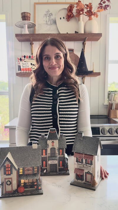 HVL1251 - Haberdashery Haunted Village Decor