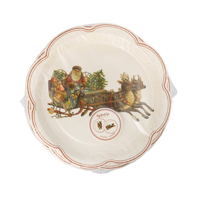 VCH1240 - Santa Scalloped Plate Set
