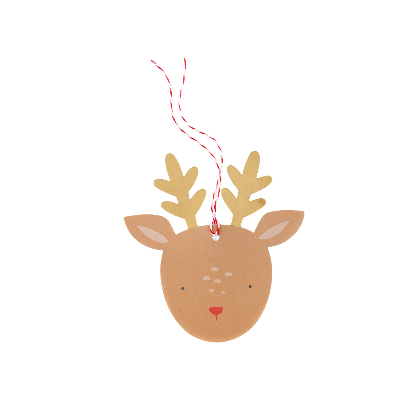 BEC811 - Dear Rudolph Reindeer Oversized Tags