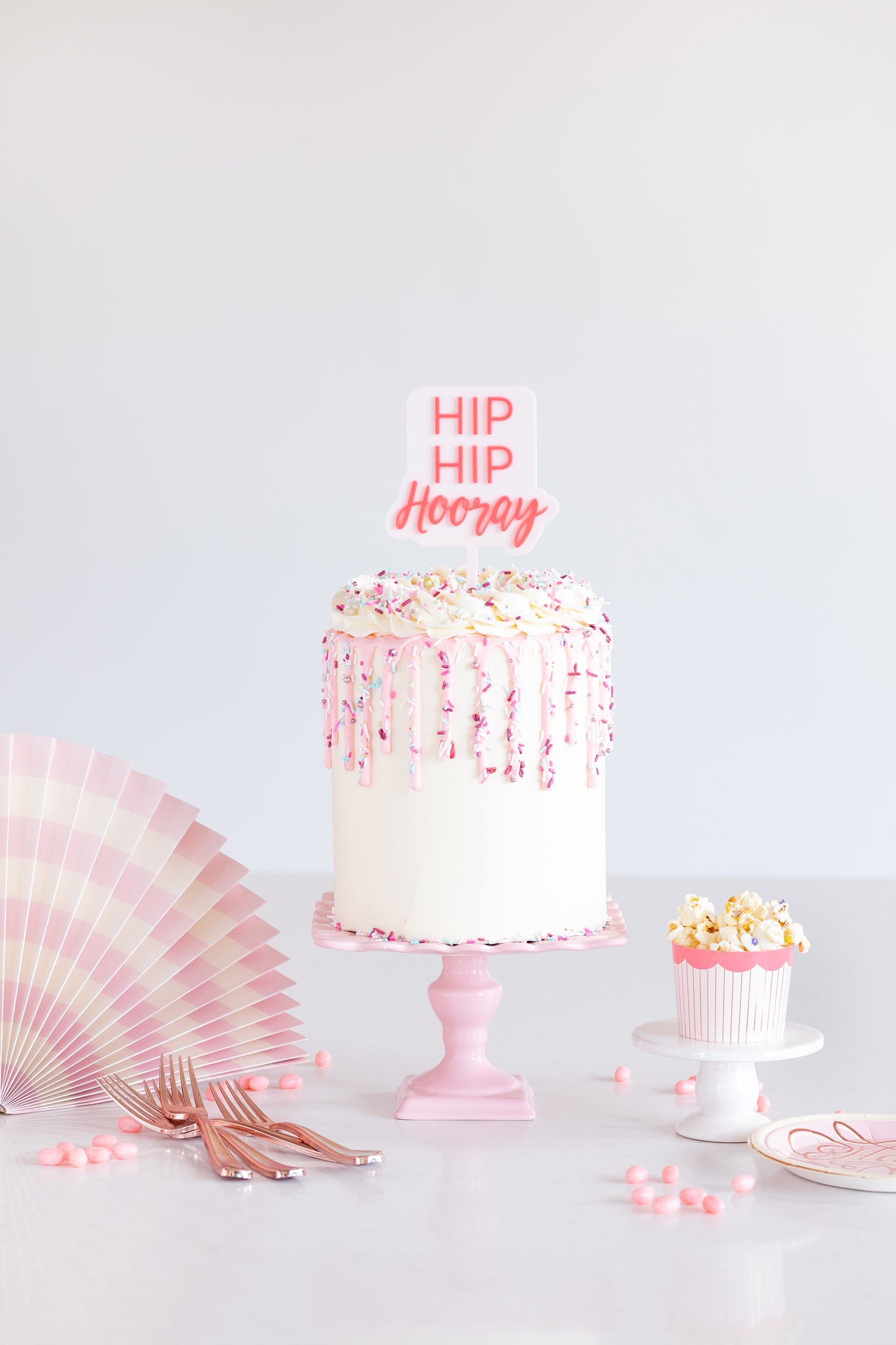 CBC703 - Cake By Courtney Hip Hip Hooray Cake Topper