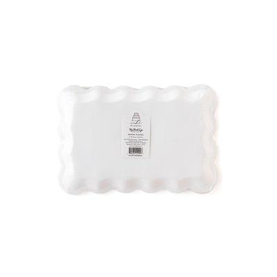 CBC842 - Cake By Courtney Scalloped Rectangle Plate