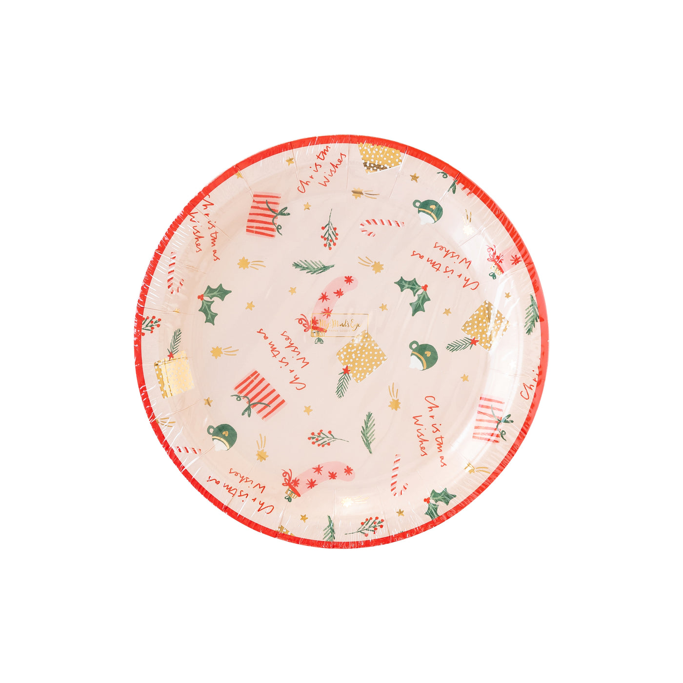 CHW940 - Christmas Wishes Scattered Icons Plate