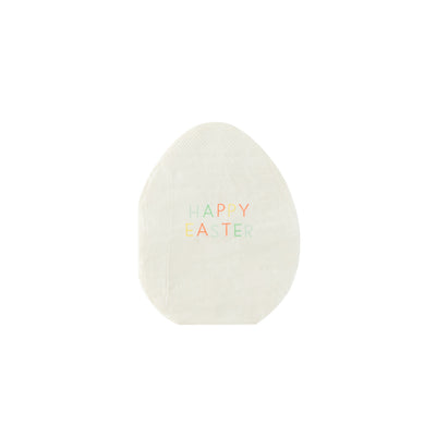EAS839 - Easter Egg Shaped Paper Napkin