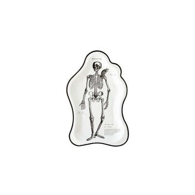 EPH941 -  Ephemera Halloween Skeleton Shaped Plate