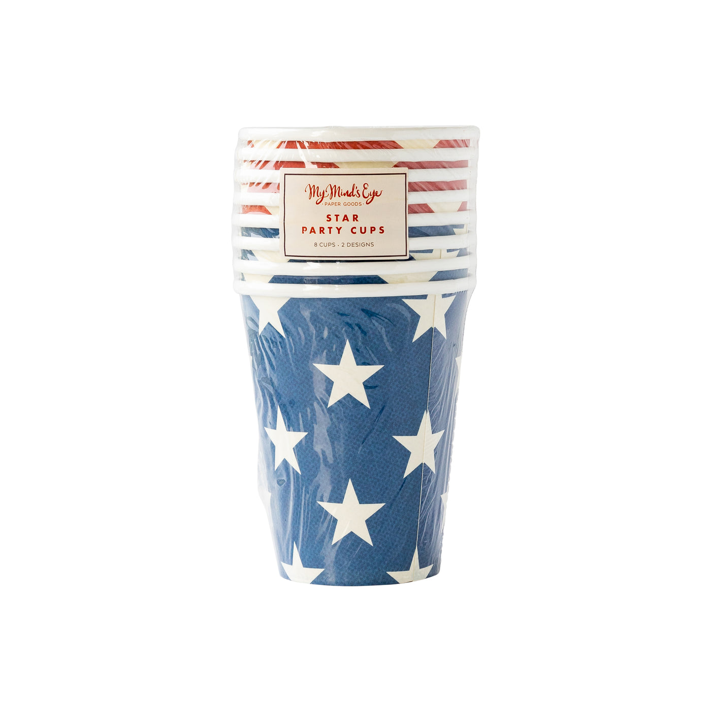HAM915 - Red and Blue Star Paper Cups