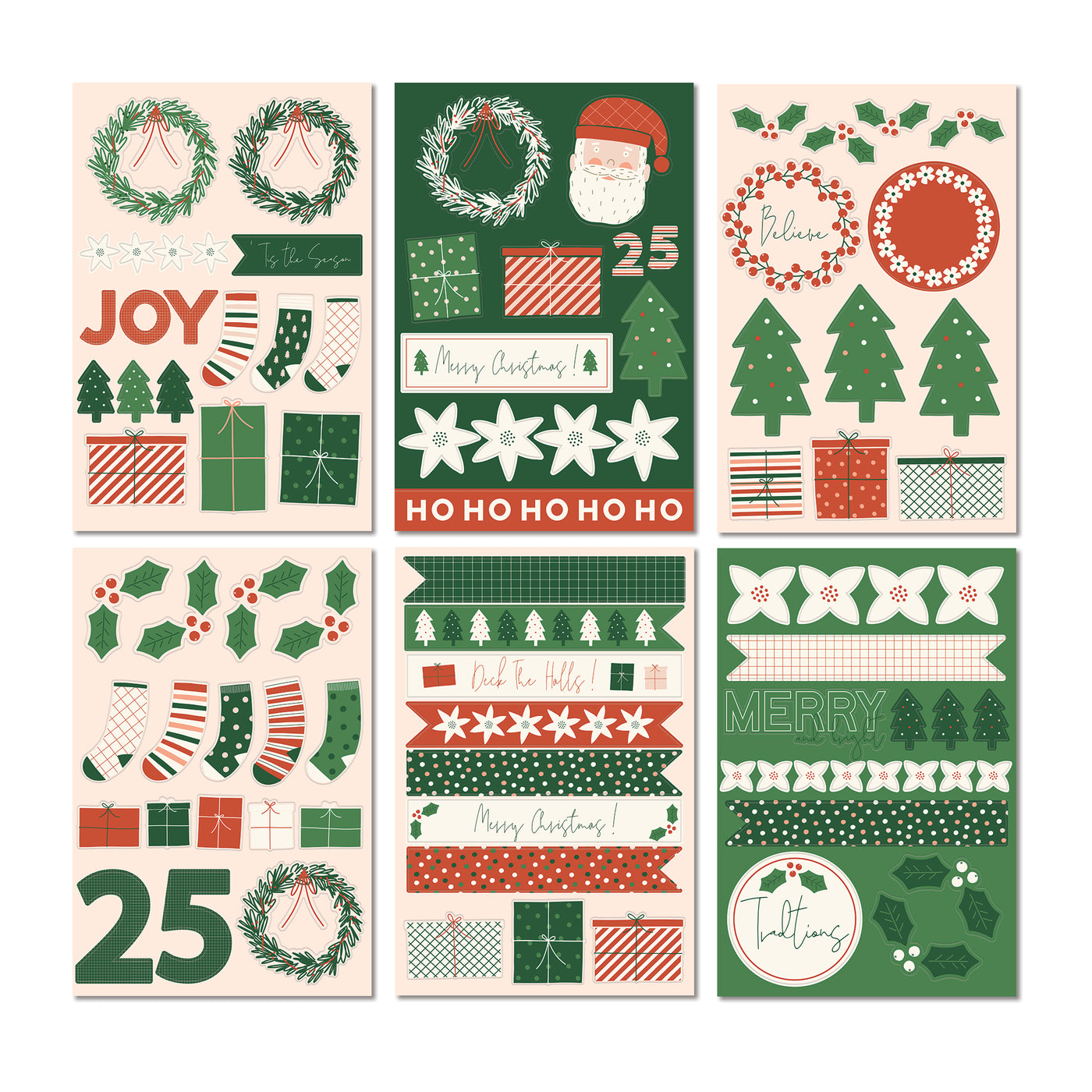 MAB117 - Merry and Bright Sticker Set