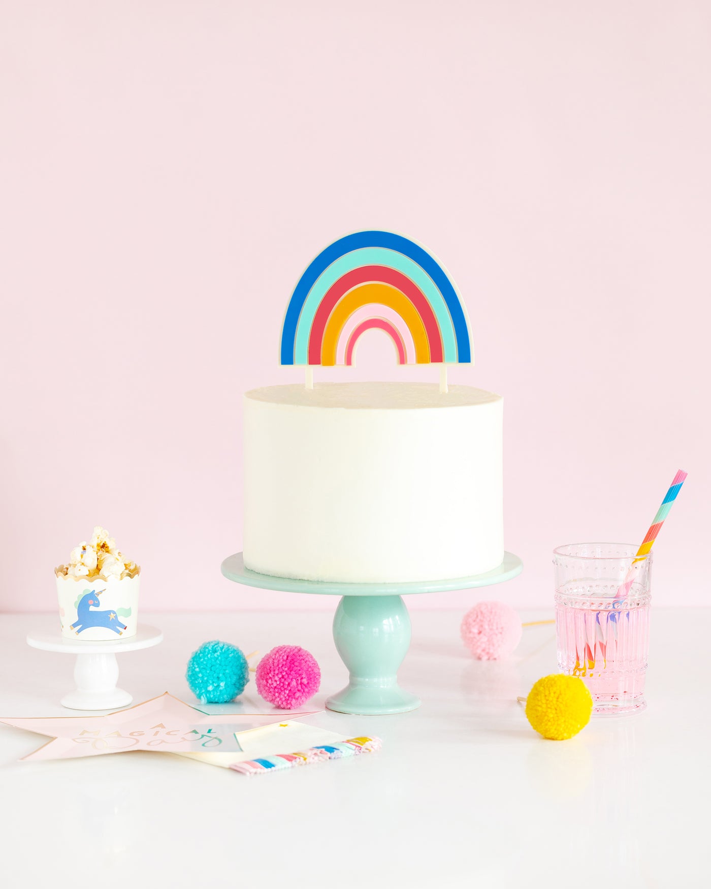 MAG727 - Magical Rainbow Cake Topper