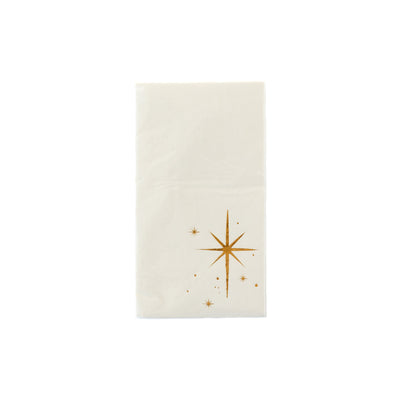 NAT839 - Silent Night Star Guest Towel