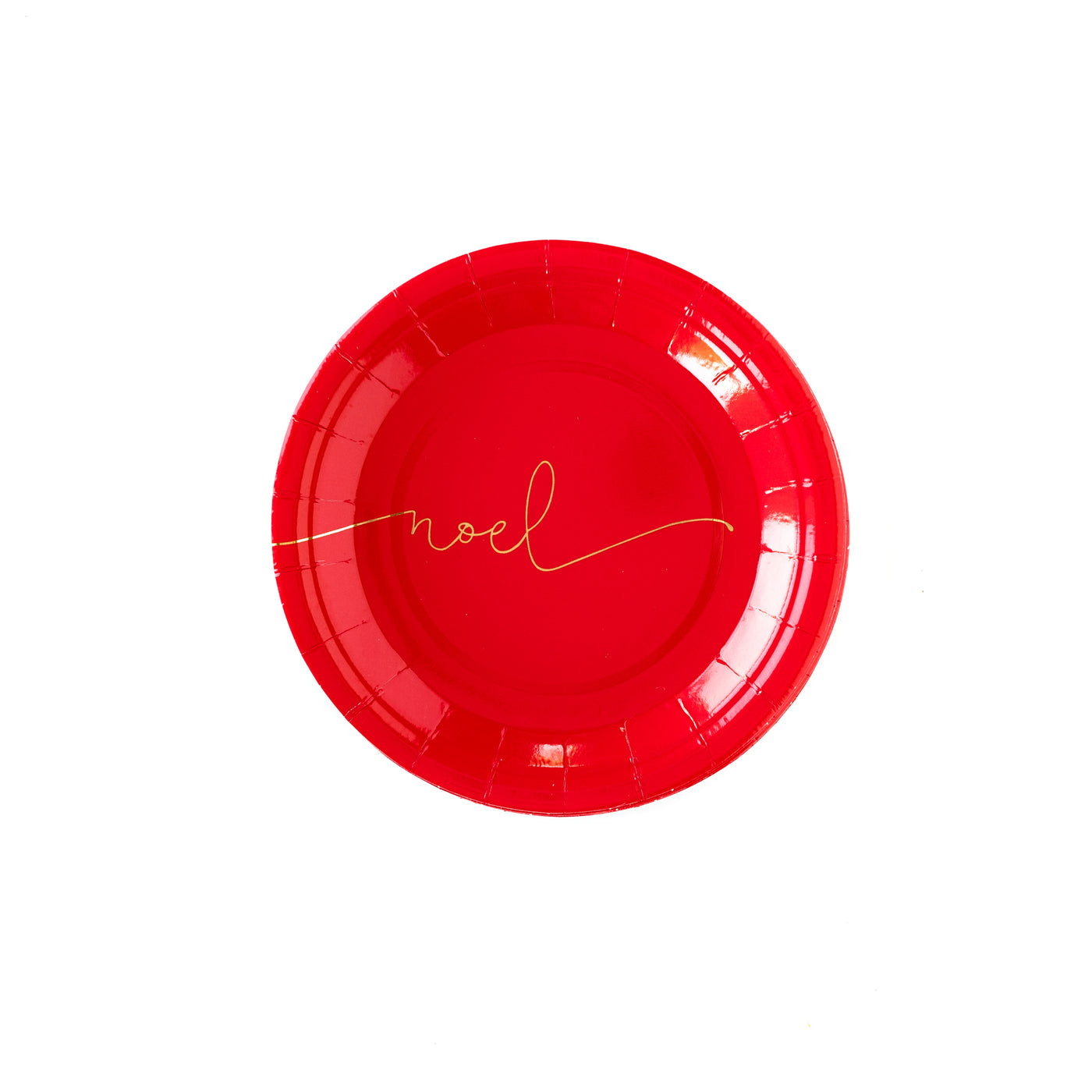 PGB745-Basic Red Noel 7" Plates