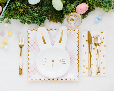 GRP842 - Bunny Paper Plates - 9" tall