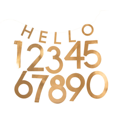 PGB906 -  Hello Number Banner