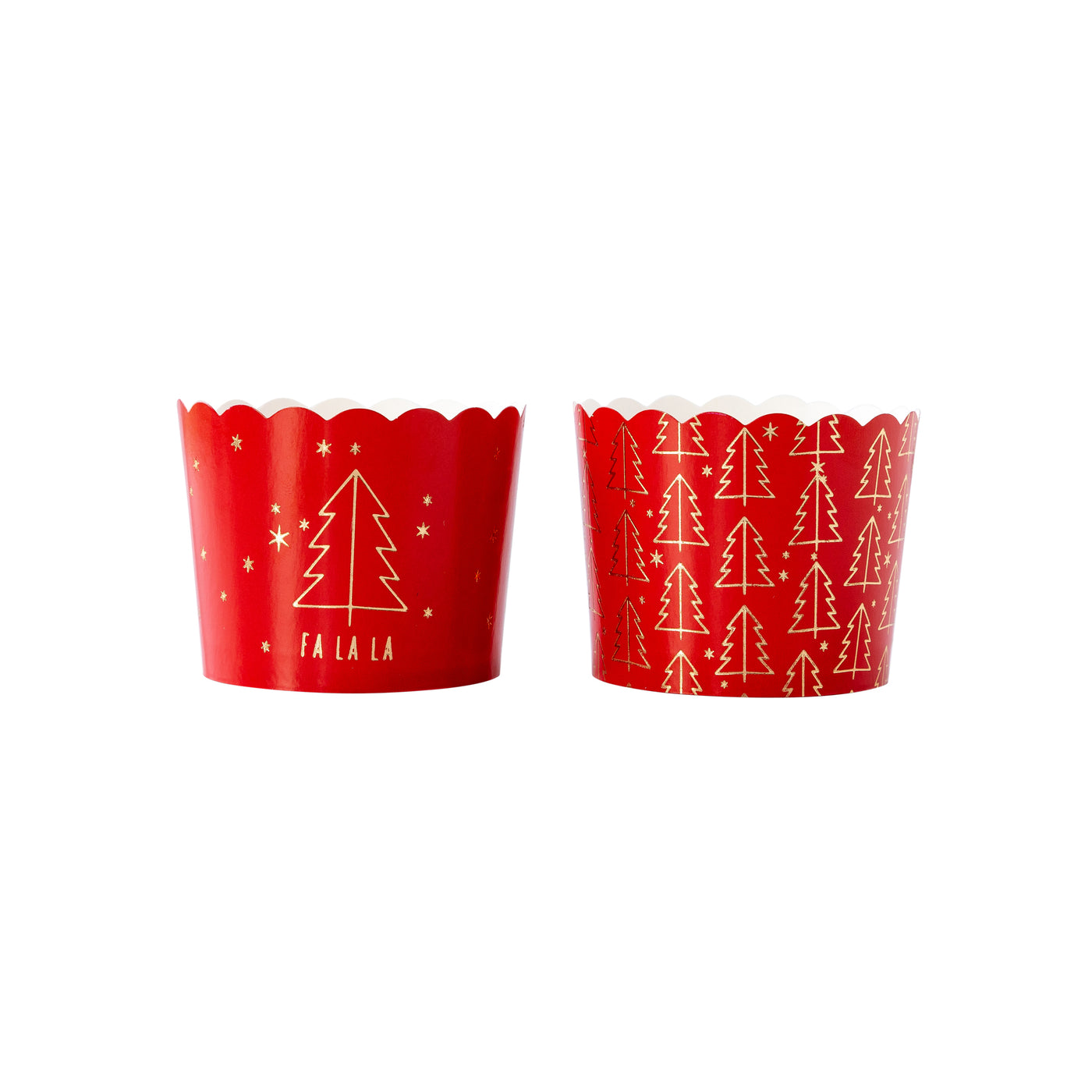 PLCC1056 - Red Trees Food Cups (50 pcs)
