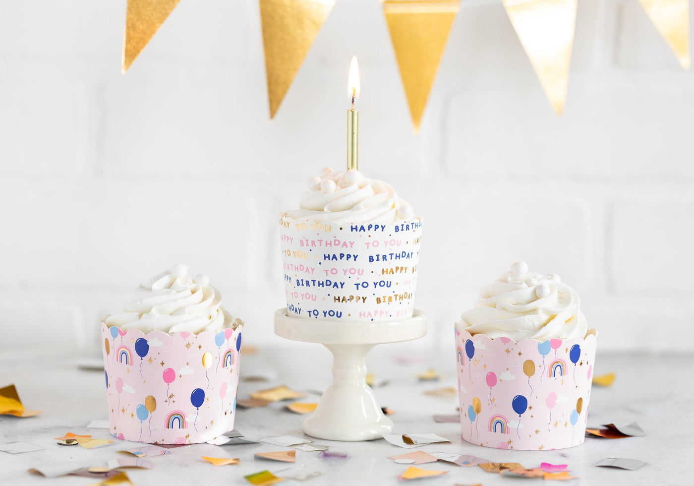 PLCC371 - Birthday Balloons Food Cups