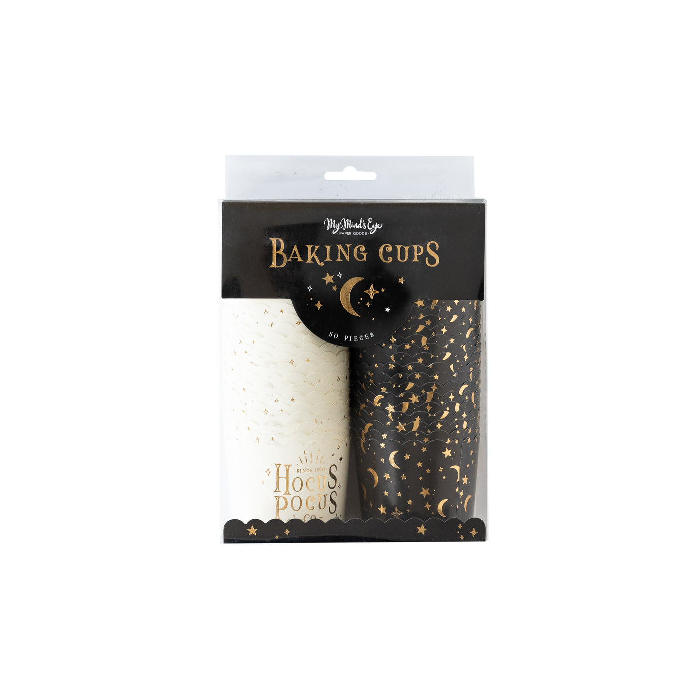 PLCC916 - Gold Foil Hocus Pocus Food Cups (50 pcs)