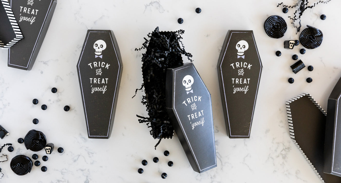 PLFB58- Coffin Shaped Treat Boxes