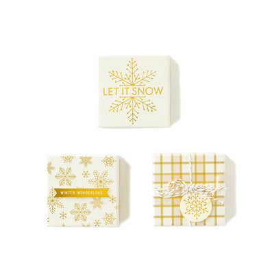 PLGC34 - Gold Bow Gift Card Boxes