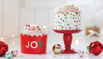 PLJC1027 - Christmas Lights Jumbo Food Cups (40 pcs)