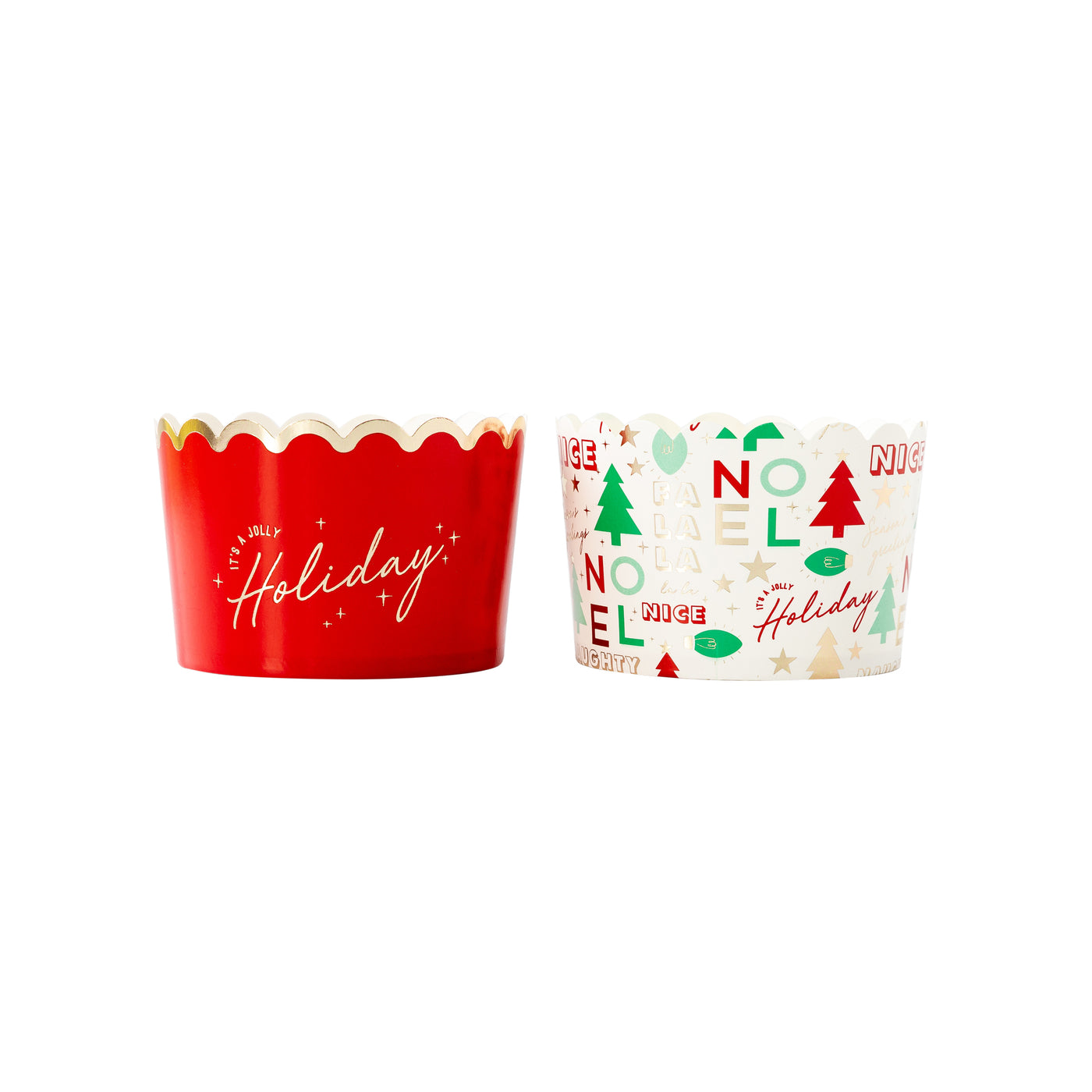 PRESALE SHIPPING MID OCTOBER - PLJC1047 - Jolly Holiday Jumbo Food Cups (40 pcs)