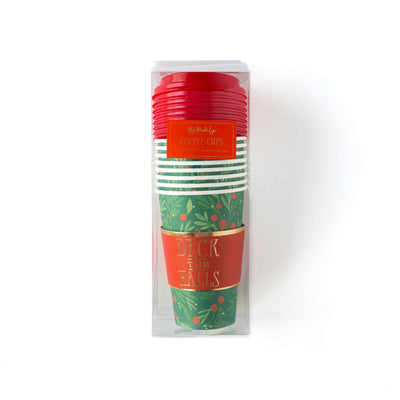 PLLC05 - Deck the Halls Coffee Cups 8 ct