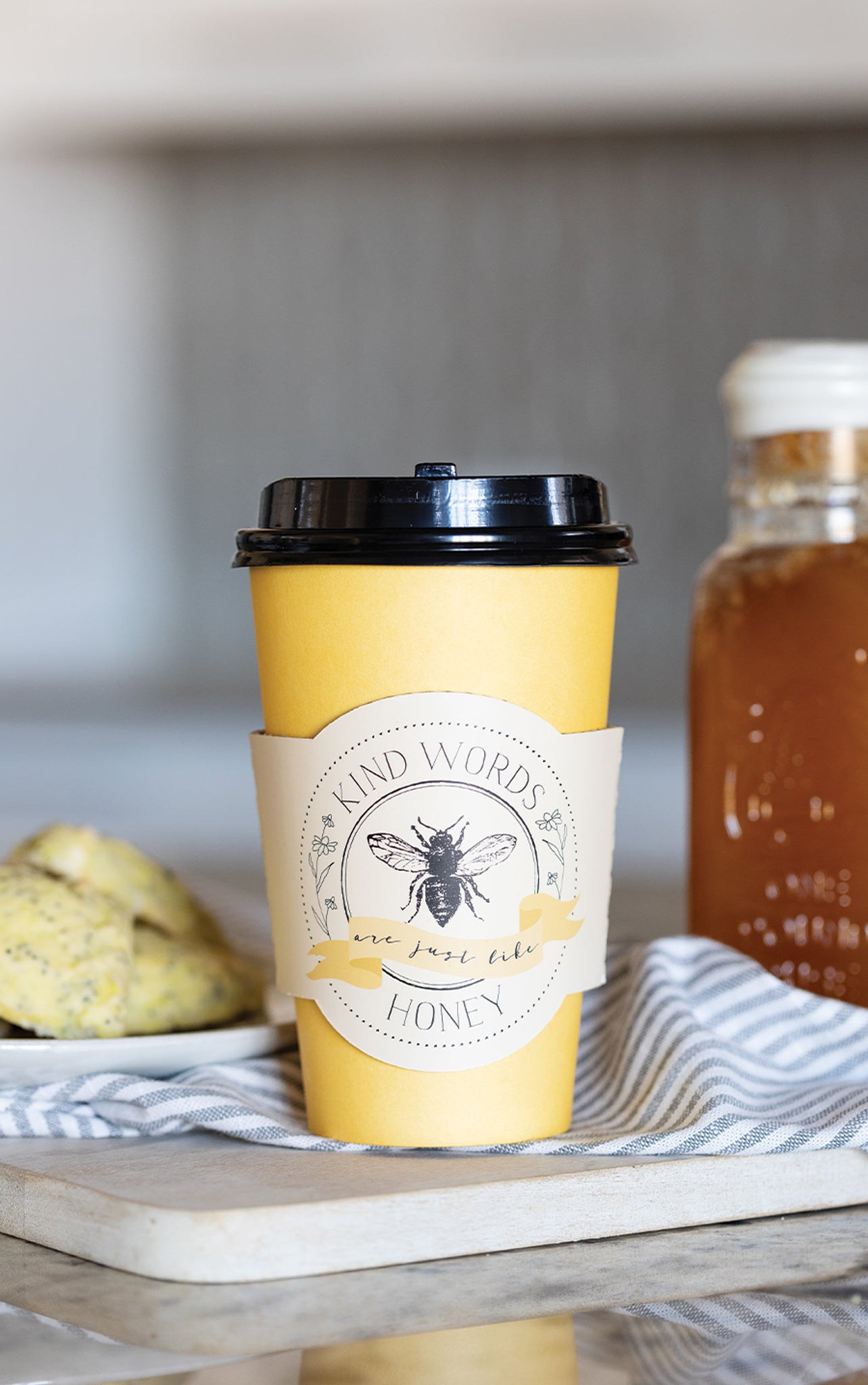 PLLC250 - Kind Words Like Honey To-Go Cups (8 ct)