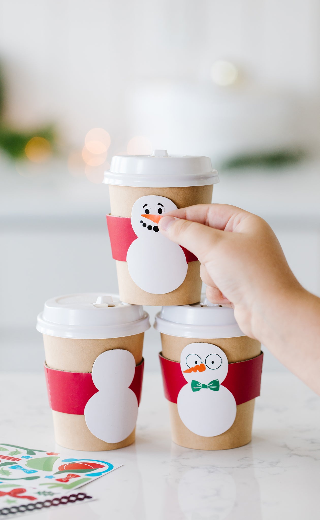 PLLC293 - Decorate Your Own Snowman Cozy Cup