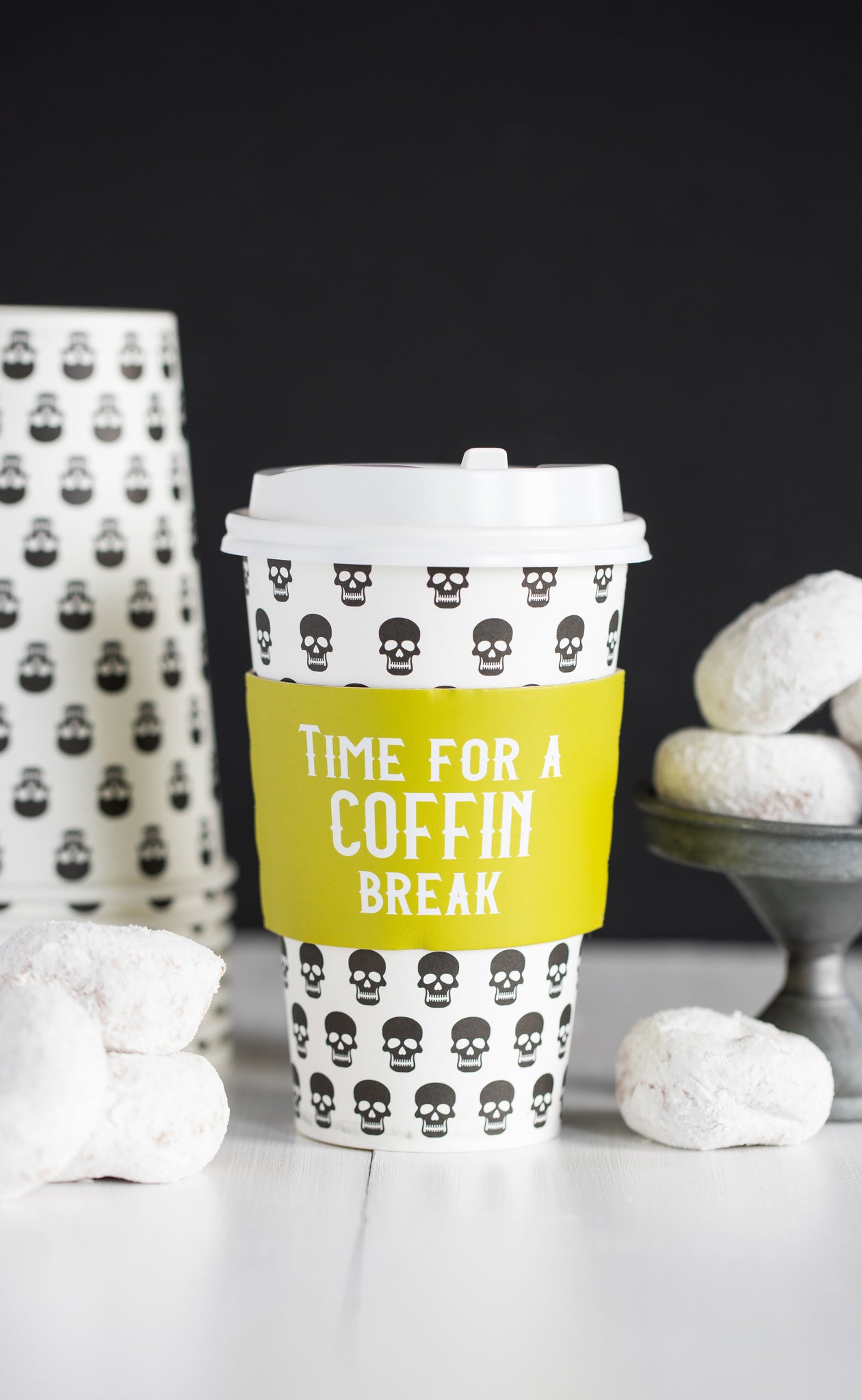 PLLC30 - Coffin Break Coffee Cups 8 ct