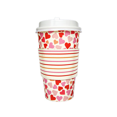 PLLC307 - Scattered Hearts To-Go Cups (8 ct)