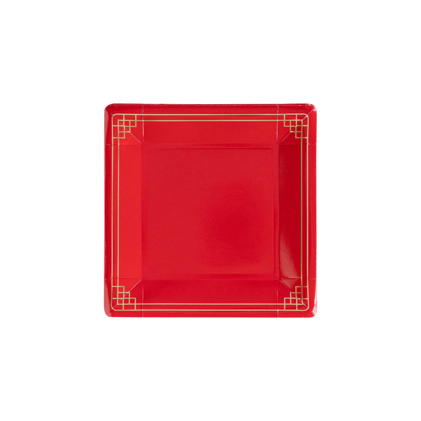 PLNY140 - Lunar New Year Square Border Plate