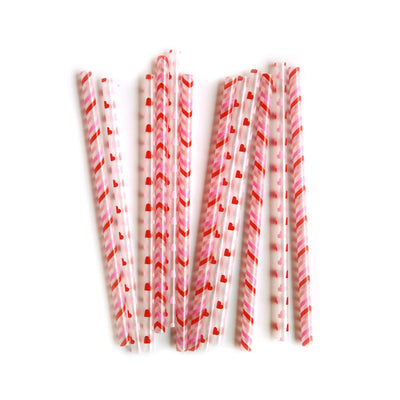 PLSS116 - Valentine's Day Reusable Straws