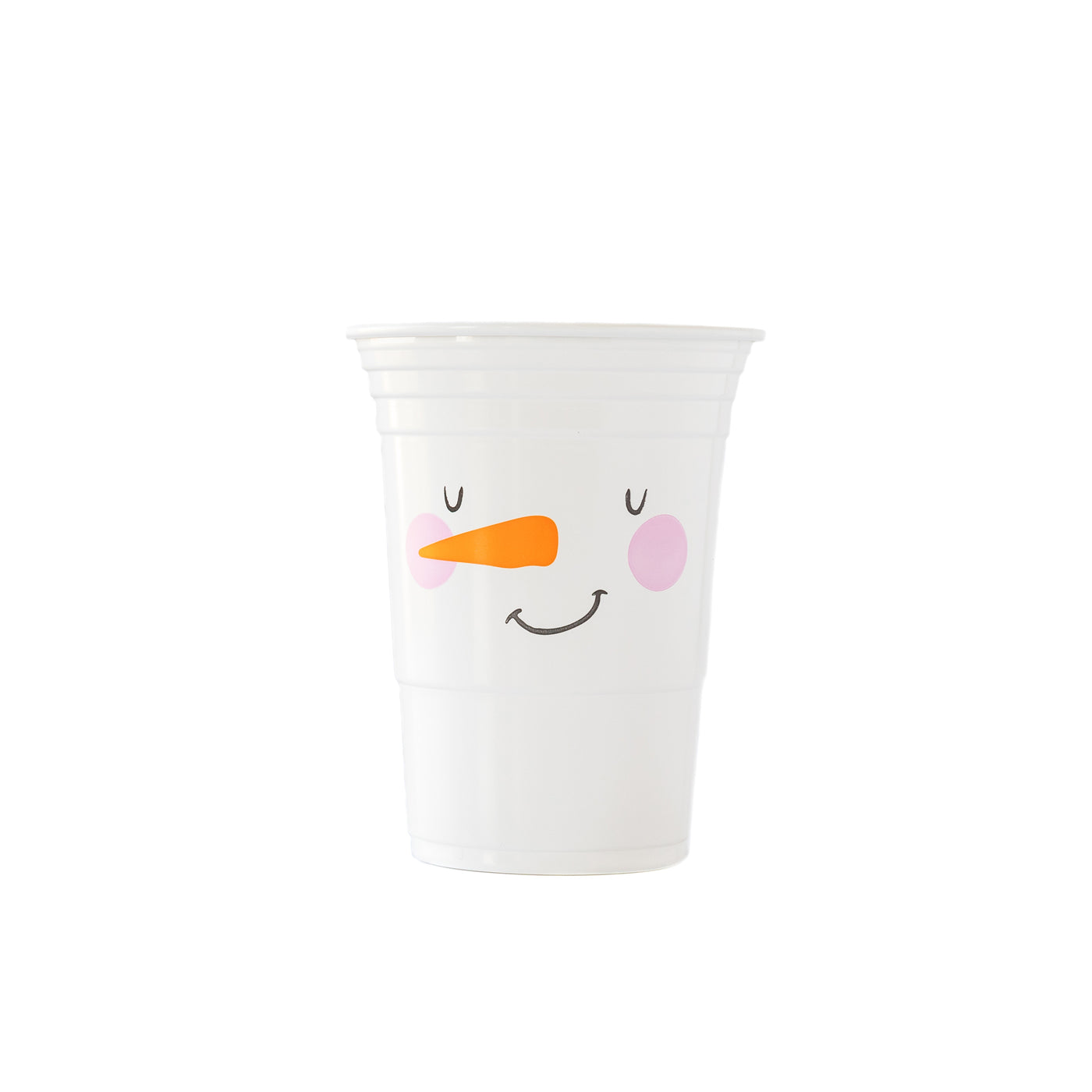 PLTC32 - Snowman 16 oz Plastic Cups (24 pcs)