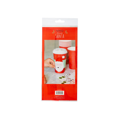 PLTG142 - Make Your Own Santa Face To-Go Cups 8 ct