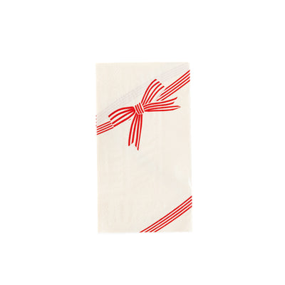 PLTS237F - Cream Bow Guest Towel Napkin