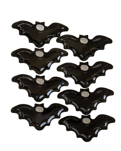 PLTS338B - Halloween Bat Shaped Plates