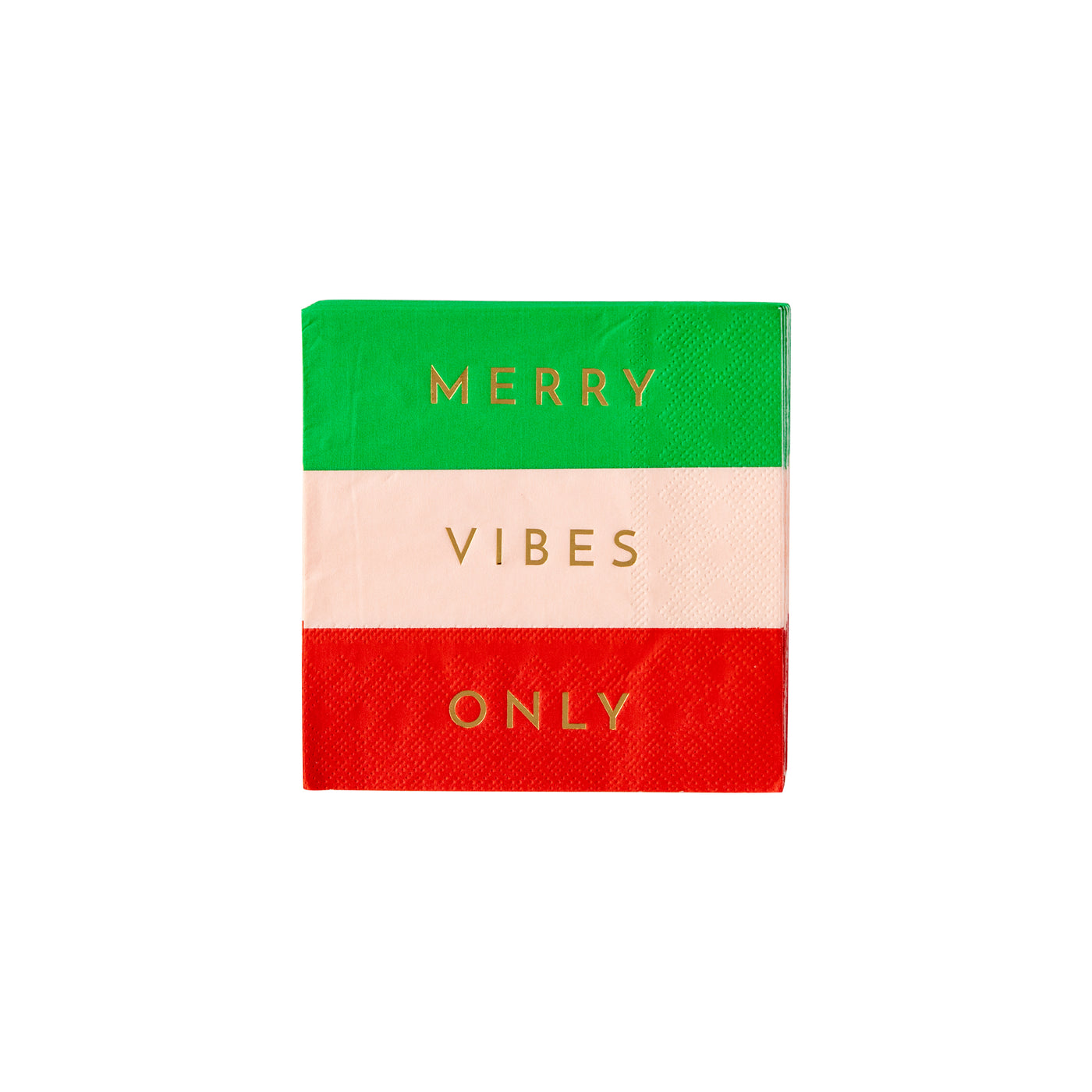 PLTS352S - Merry Vibes Only Cocktail Napkin