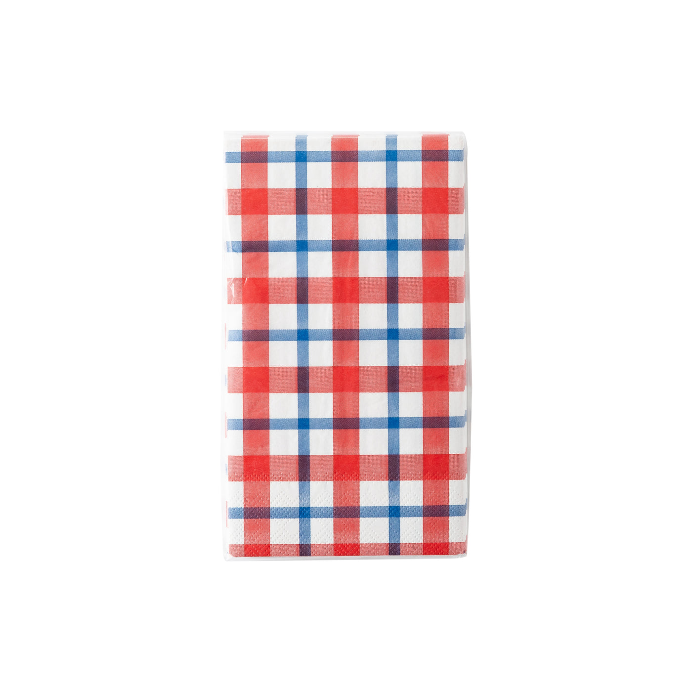 PLTS364B-MME - Striped Plaid Paper Guest Towel Napkin
