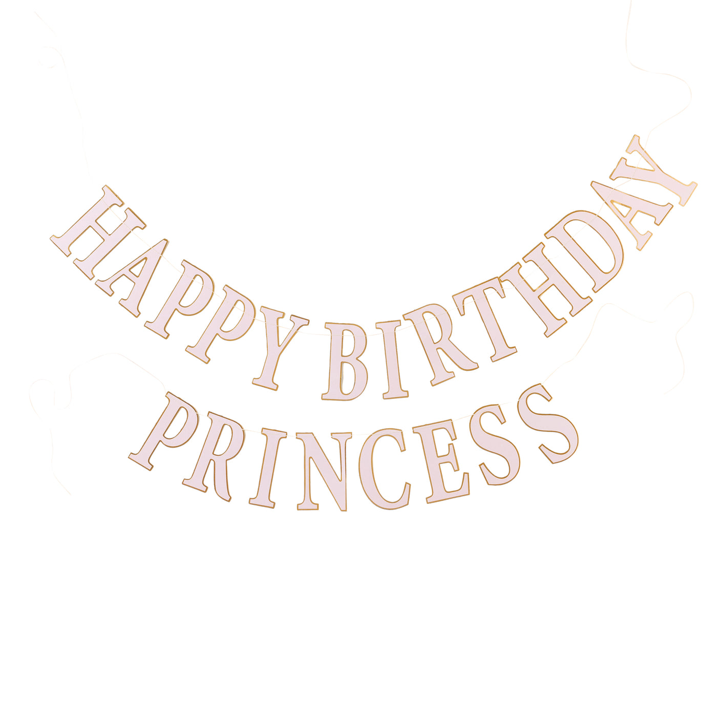 PRC802 -  Princess Happy Birthday Banner
