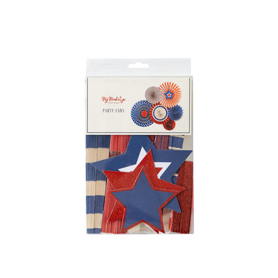 SSP801 - Stars and Stripes Party Fans