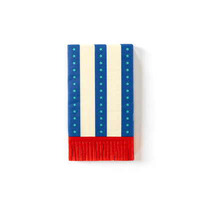 SSP839 - Stripes with Fringe Guest Towel Napkin