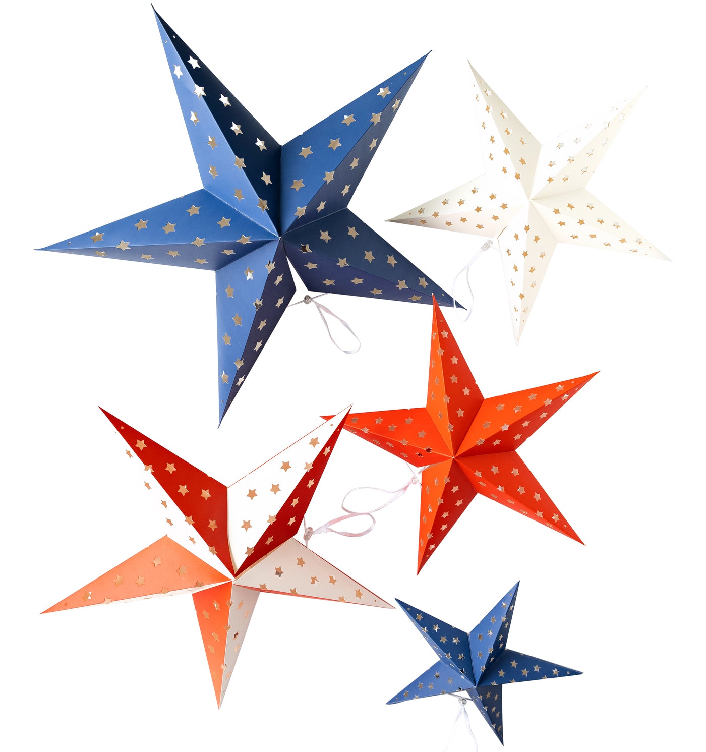 SSP904 - Stars and Stripes Decorative Hanging Stars