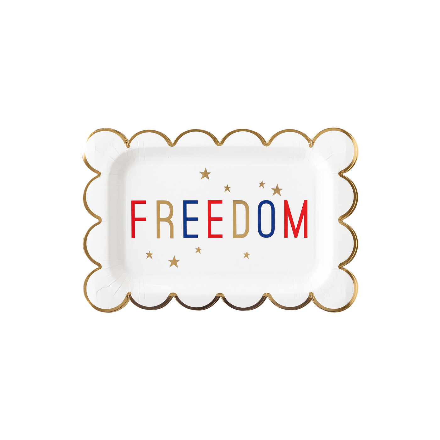 PLTS367E - Freedom Scalloped Plate