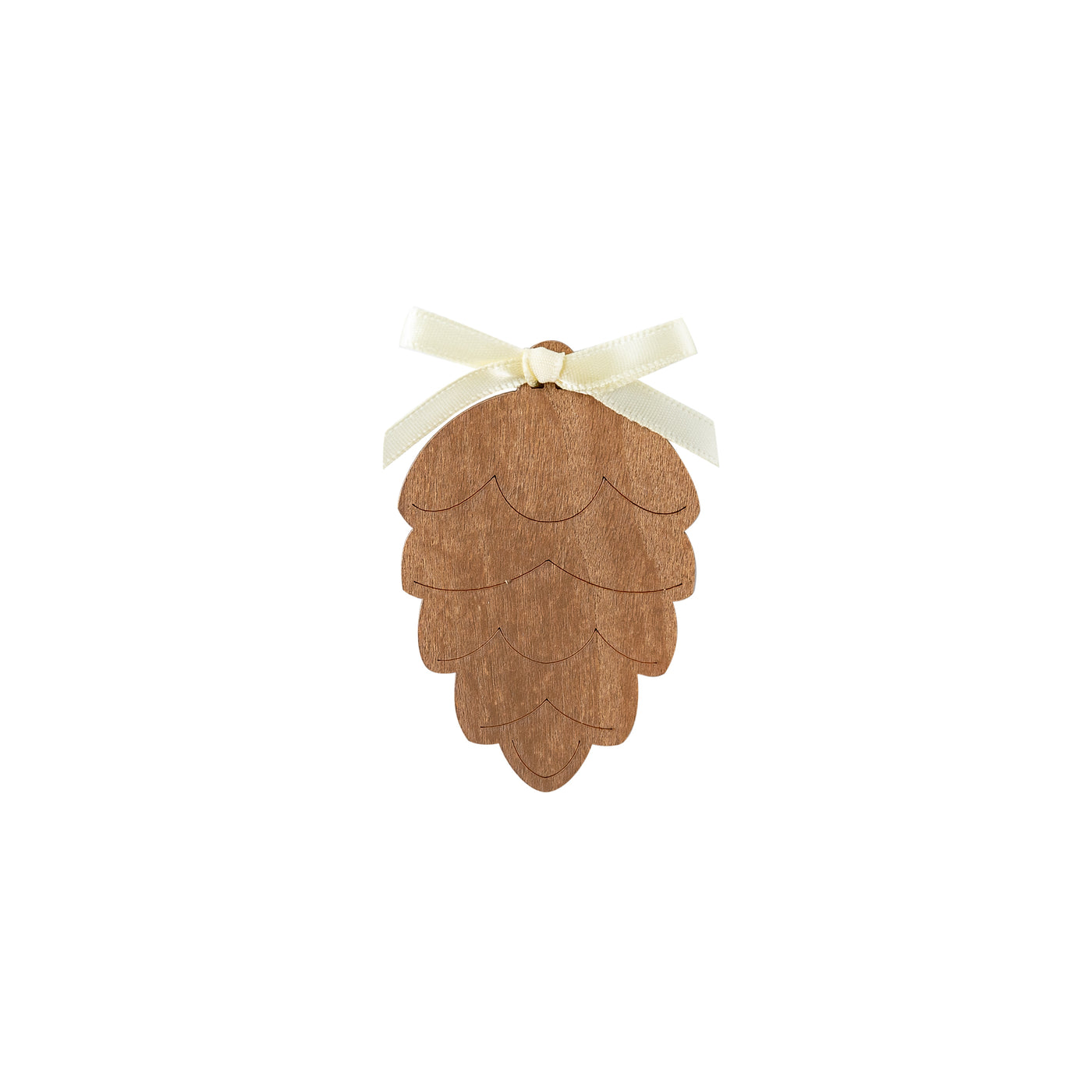 THP916 - Harvest Wooden Pine Cone Napkin Tags